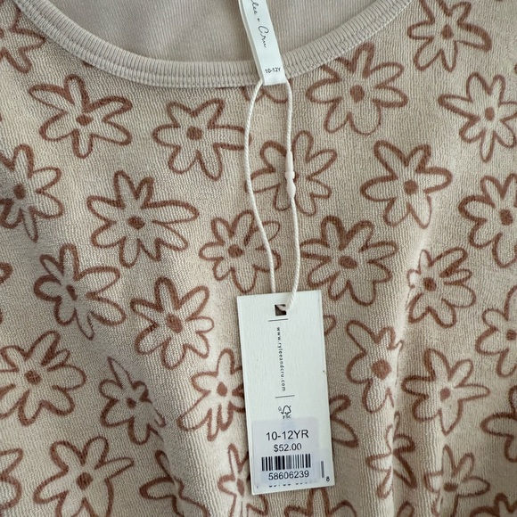 Rylee + Cru swim cover up. Terry cloth. NWT 10-12y - Picture 2 of 5